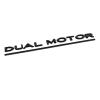 Funce Model 3 Y Dual Motor Emblem Sticker Underlined Badge Letters Accessories Compatible with Tesla Model 3/Y/S/X (Matte Black) view 1