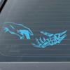 Dark Spark Decals Creation of Adam, Death's Hand 8 inch Light Blue Indoor Outdoor Vinyl Decal view 2