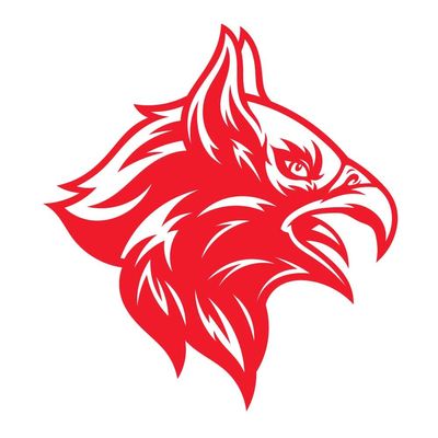 Dark Spark Decals Shrieking Griffin 9 inch Red Indoor Outdoor Vinyl Decal