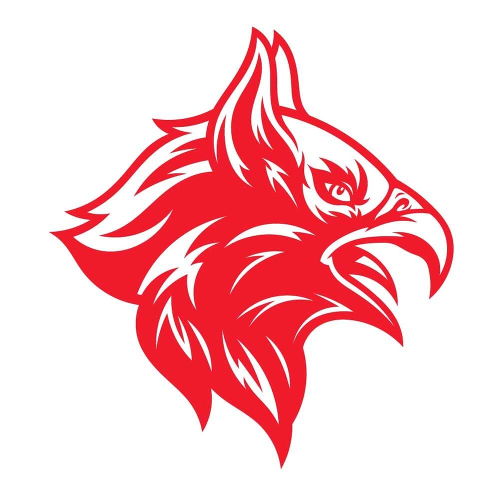 Dark Spark Decals Shrieking Griffin 9 inch Red Indoor Outdoor Vinyl Decal