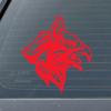 Dark Spark Decals Shrieking Griffin 9 inch Red Indoor Outdoor Vinyl Decal view 2