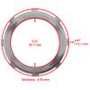 Caltric Clutch Plates End Compatible with Honda Big Red 700 MUV700 2009 2010-2013 Qty 2 view 2