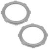 Caltric Clutch Plates End Compatible with Honda Big Red 700 MUV700 2009 2010-2013 Qty 2 view 4