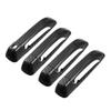 A ABSOPRO Exterior Side Door Handle Cover Trim Outer Door Handle Cover Decoration for Ram 1500 2011-2018 ABS Black Carbon Fiber Pattern (Set of 8) view 1