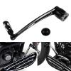 HCmotorku Motorcycle CNC Cut Brake Arm Pedal Levers Kit Fit for Harley Touring Trike 1997-2007 Black view 2