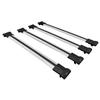 apline Compatible with Citroen Nemo 3 (225) 2008-2017 Fly Model Car Roof Rack Cross Bar Grey Aluminium 4 Bars view 1
