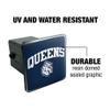 GRAPHICS & MORE Queens University of Charlotte Primary Logo Tow Trailer Hitch Cover Plug Insert 2" view 2