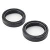 FSFY Motorbike Universal Front Fork Shock Absorber Oil Seal 43mm x 55mm x 11mm for Yamaha YZF-R1 2002-2008, Black view 4