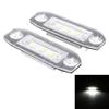 LIRU Automative 2pcs 3-LED Number License Plate Light for Volvo S80 S60 C70 V70 XC90 XC60 White view 2