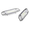 LIRU Automative 2pcs 3-LED Number License Plate Light for Volvo S80 S60 C70 V70 XC90 XC60 White view 4