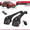 apline Compatible with Lexus UX (ZA10) 2019-2026 ACE-2 Type Car Roof Rack Cross Bar Black Aluminium Bars view 3