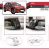 apline Compatible with Lexus UX (ZA10) 2019-2026 ACE-2 Type Car Roof Rack Cross Bar Black Aluminium Bars view 4