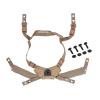 Helmet Chin Strap, Adjustable Tactical Helmet Dial Suspension System Chin Strap for, MICH, Wendy, Universal Comfort Helmet Accessory Replacement with Bolts and Screws (Mud Color) view 1