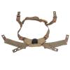 Helmet Chin Strap, Adjustable Tactical Helmet Dial Suspension System Chin Strap for, MICH, Wendy, Universal Comfort Helmet Accessory Replacement with Bolts and Screws (Mud Color) view 2