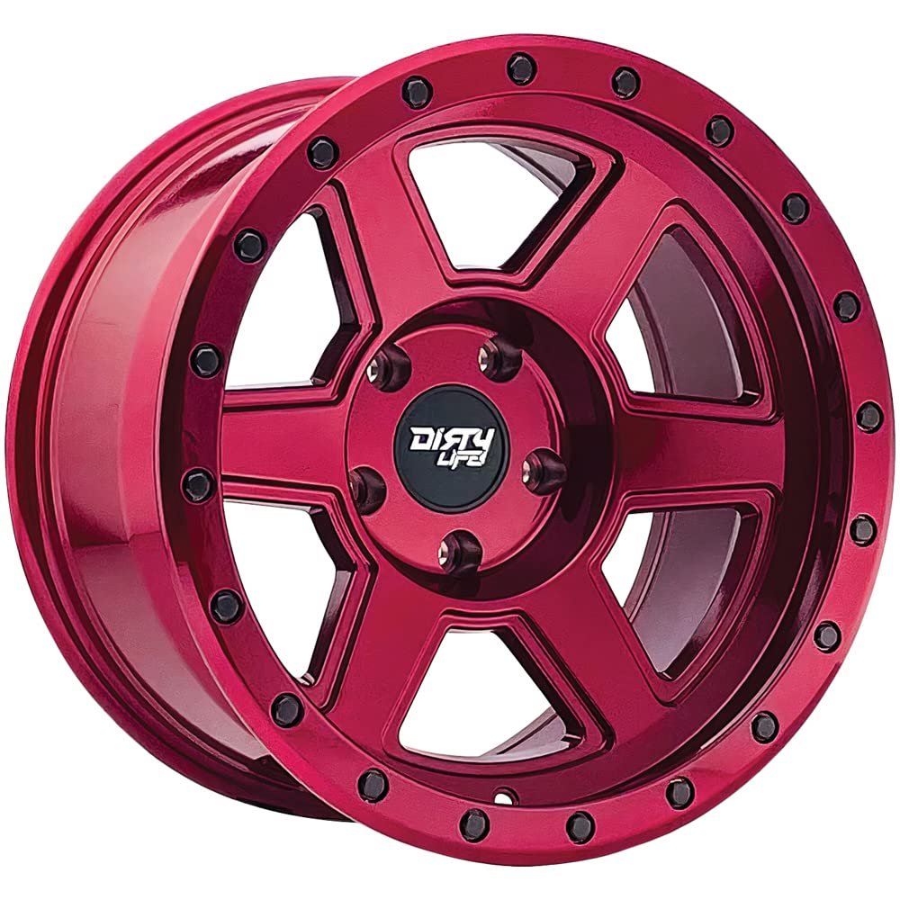 Dirty Life 9315 Compound 20x10 6x135-25mm Candy Red Wheel Rim 20" Inch