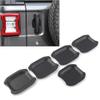 LIRU Car Exterior Door Grab Handle Bowl Covers Recess Guard Trim Cover Decor for Jeep wrangler JL 2018 2019 2020 view 2