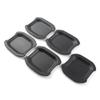 LIRU Car Exterior Door Grab Handle Bowl Covers Recess Guard Trim Cover Decor for Jeep wrangler JL 2018 2019 2020 view 4