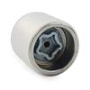 FSFY Wheel Lock Nut Screw Removal Key Anti-Theft Lugnut Socket for Audi Vehicle, Letter W view 3