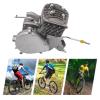 KONKENIE 80CC 2-Stroke Petrol Gas Motor Engine Single Cylinder Air-Cooled Bike Engine Motorized Bicycle Engine 1.85KW 1.65HP 5500RPM (Silver) view 4
