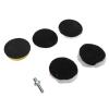 6pcs 3in Imitation Wool Polishing Pad Kit with 5 8in?11 Drill Adapter Buffing Pads Backing Plate Compound Buffing Sponge Pads Cutting Polishing Pad for Car Buffer view 1