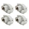 Yctze 4 Pcs Brake Taillight Socket Bracket 34102 S60 003 Tail Light assemblies34102 s60 003 License Plate Bulb Socket S60 License Light Bulb Socket Pl view 2