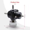 APIELE Adjustable Universal Fuel Pressure Regulator, Aluminum Gasoline Injection Pressure Regulator Kit with 0-140 PSI Gauge and Fuel Line Hose view 4