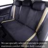 AICEL 9 Piece Car Seat Covers Set Mesh Fabric Auto Seat Protectors Beige view 3