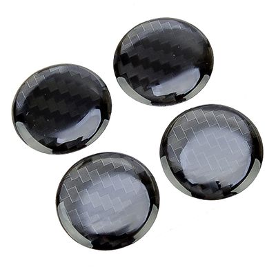 4Pcs Universal Auto Car Exterior Door Lock Keyhole Decal Protector Sticker Trim Cover Accessories