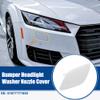 ACROPIX Front Bumper Headlight Washer Nozzle Cover Cap Fit for BMW 335i - Pack of 1 White view 2