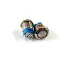 PUPAYA 3V 5V 12V 24V 220V Car Button Switch Self-Locking 12mm 16mm Power Reset Yellow Green Red Blue White LED Waterproof Metal Switch (Color : Blue Circle, Size : 16MM_MOMENTARY SELF-Reset_3V(3-9V)) view 4