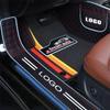 Custom Double Layer Leather Car Floor Mats for 95% Sedan SUV All-Weather Protective Mats Full-Coverage Front and Back Liner Mats for Protection Non-Slip Floor Liner(Red Black) view 2