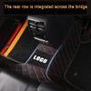 Custom Double Layer Leather Car Floor Mats for 95% Sedan SUV All-Weather Protective Mats Full-Coverage Front and Back Liner Mats for Protection Non-Slip Floor Liner(Red Black) view 3