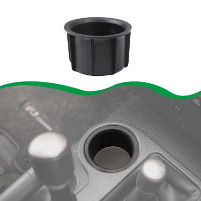 Central Water Cup Holder Compatible with FJ Cruiser 2007-2021 Car Center Console Cup Holder Storage Box Replacement Parts (Black 1 Piece)