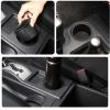 Central Water Cup Holder Compatible with FJ Cruiser 2007-2021 Car Center Console Cup Holder Storage Box Replacement Parts (Black 1 Piece) view 3