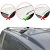 accessorypart Compatible with Ford Bronco Sport (CX430) 2020-2026 ACE-1 Model Car Roof Rack Cross Bar Gray Aluminium 2 Bars view 2