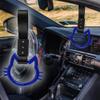 Q1-TECH, JDM Tsurikawa Ring Japanese Subway Train Bus Car Handle KITTY Cat Handle Hand Strap Rear Front Bumper Warning Rings Drift Charm Drift Bosozoku Car Accessory (KITTY CAT-BLBK) view 2