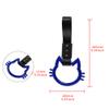 Q1-TECH, JDM Tsurikawa Ring Japanese Subway Train Bus Car Handle KITTY Cat Handle Hand Strap Rear Front Bumper Warning Rings Drift Charm Drift Bosozoku Car Accessory (KITTY CAT-BLBK) view 4