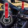 Q1-TECH, JDM Tsurikawa Ring Japanese Subway Train Bus Car Handle KITTY Cat Handle Hand Strap Rear Front Bumper Warning Rings Drift Charm Drift Bosozoku Car Accessory (KITTY CAT-BKRD) view 2