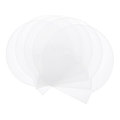 Homoyoyo 20pcs Transparent Plastic Cd Storage Case Optical Disc Holder Easy Viewing Shell and Wear-Resistant Design for Organizing and DVDs