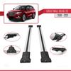 accessorypart Compatible with Great Wall Haval H2 2019-2021 Fly Model Car Roof Rack Cross Bar Gray Aluminium 2 Bars view 3