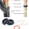 QANYEGN Bike Dust Seal Set Motain Bike Dust Seal Lightweight and Stable Fork Oil Seal for Easy Maintenance and Repair view 4