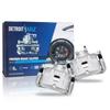 Detroit Axle - Front & Rear Brake Calipers w/Bracket + Brake Pads view 2