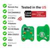 Keylessbest Replacement for 2005 2006 2007 2008 2009 2010 2011 2012 Ford Edge Escape Lincoln Navigator Zephyr Mazda Tribute Mercury Mariner Milan Key Fob Remote Control OUCD6000022 4 Buttons 315MHz view 4