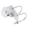 HYS SO-239 UHF Female Stud Mount - 3/8-24 UNF Stainless Steel L Bracket & U Bolt - Ham CB Antenna Hardware for Vehicles/Base Stations view 2