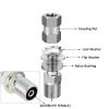HYS SO-239 UHF Female Stud Mount - 3/8-24 UNF Stainless Steel L Bracket & U Bolt - Ham CB Antenna Hardware for Vehicles/Base Stations view 3