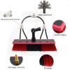 Window Cleaning Pole, Water Fed Telescopic Window Cleaning Brush, Extendable Cleaner Roof Cleaning Tools Window Cleaner Kit for Photovoltaic Panel, Trucks, Bus, Cars,12ft/3.6m-35cmBrushhead view 2