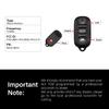 Keylessbest Replacement for 2001 2002 2003 2004 Toyota Avalon Solara Key Fob Remote Control HYQ12BBX 4 Buttons 314MHz view 3
