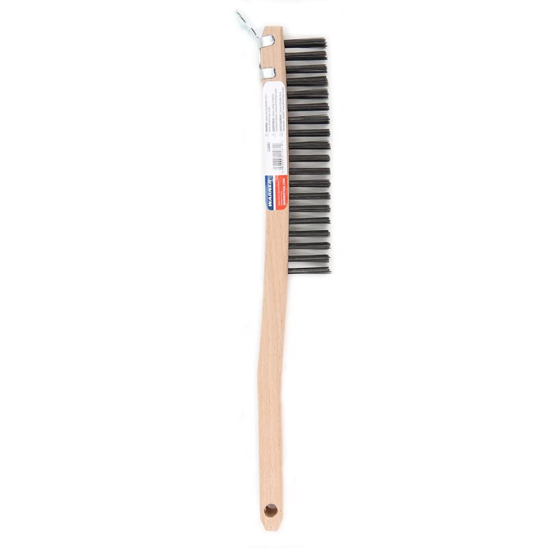 WARNER TOOL PRODUCTS 15 in. L Carbon Steel Wire Brush with Scraper - Total Qty: 6