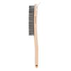 WARNER TOOL PRODUCTS 15 in. L Carbon Steel Wire Brush with Scraper - Total Qty: 6 view 2