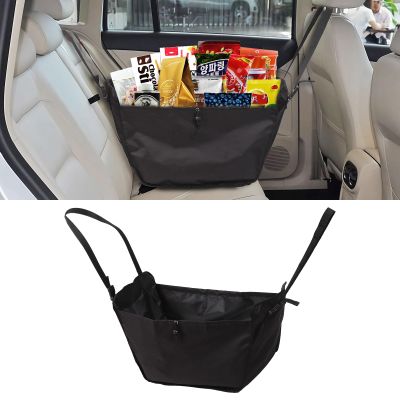 ECOSHIRE Car Seat Organizer - Large Capacity Passenger Seat Storage Travel Bag, Portable, Foldable and Collapsible Miscellaneous Car Hanging Bags, Reusable Shopping Tote with Drawstrings